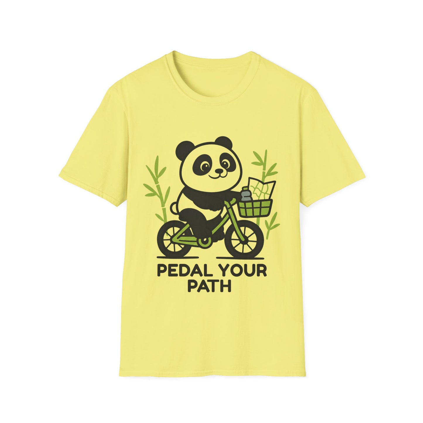 Panda on a bike