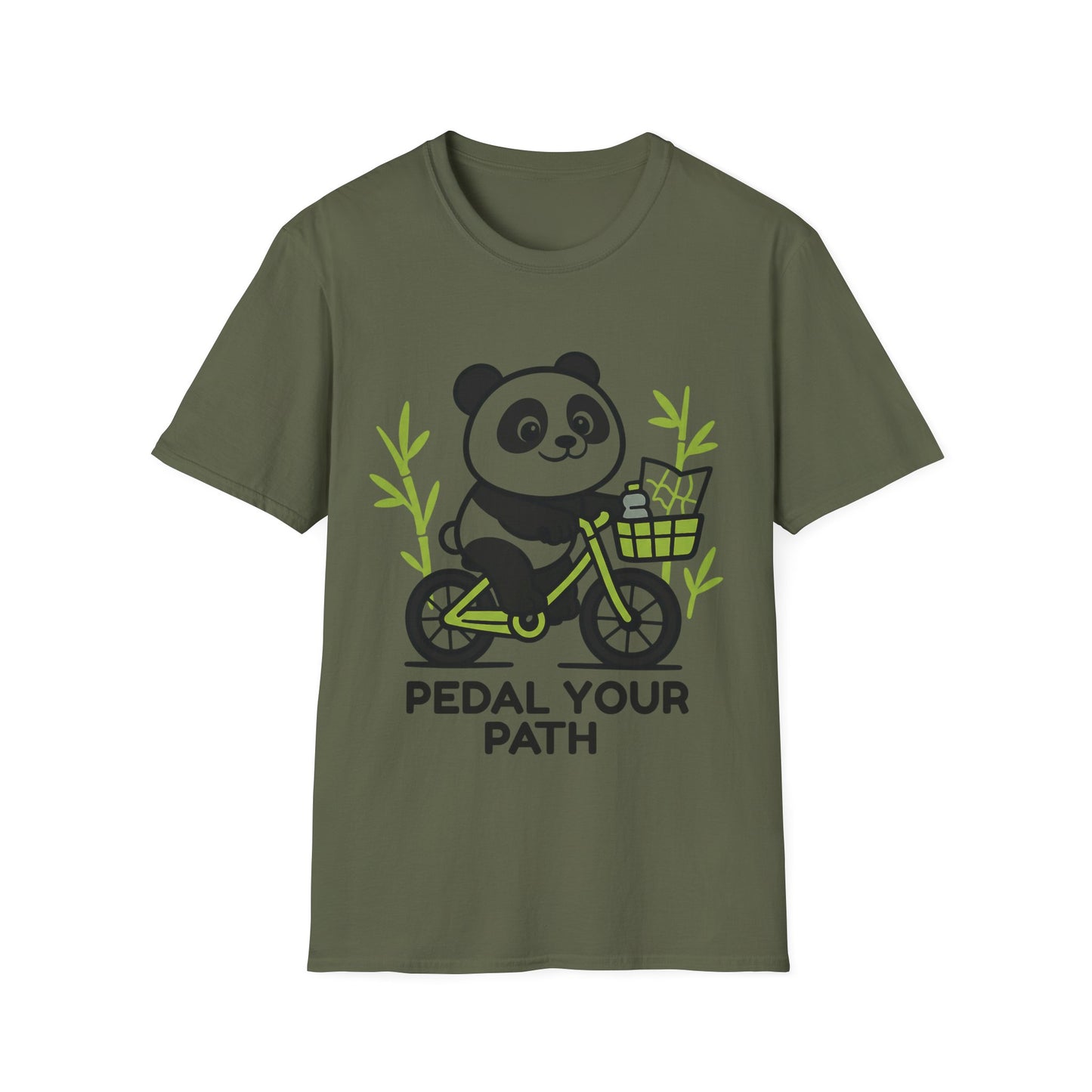 Panda on a bike