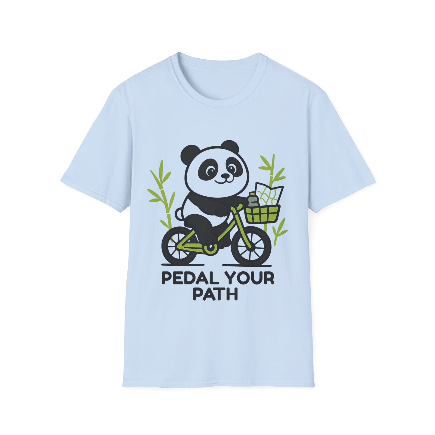 Panda on a bike