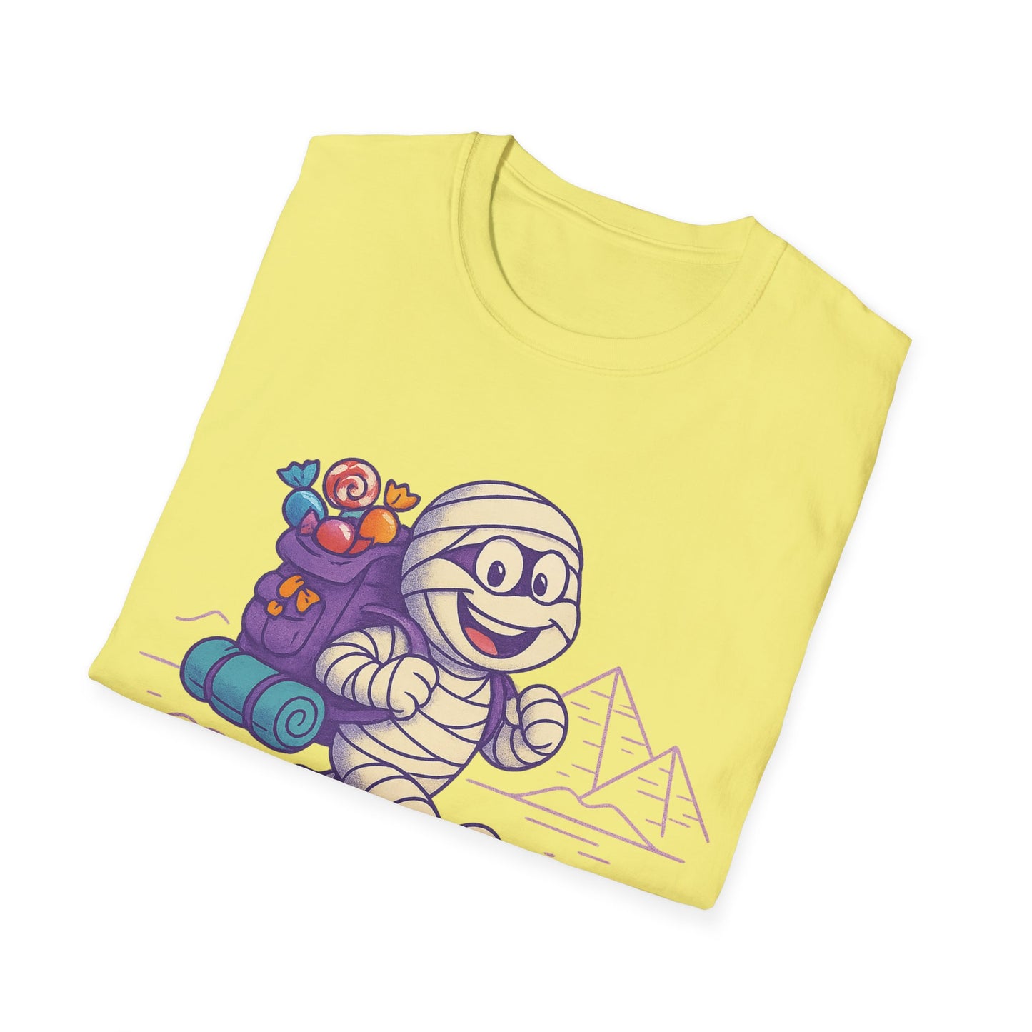 Mummy with a backpack