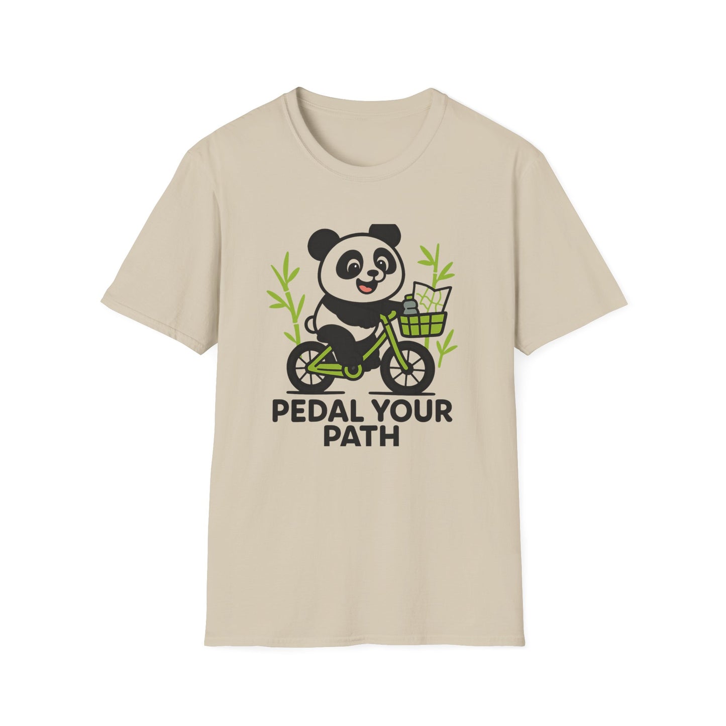 Panda on a bike