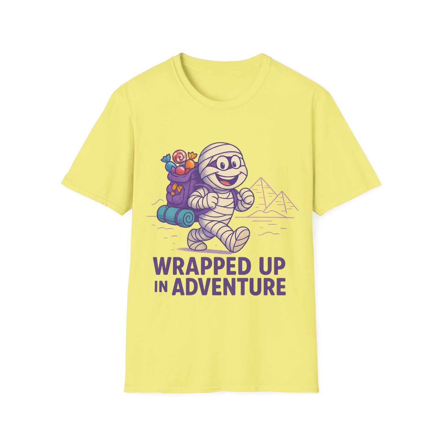 Mummy with a backpack