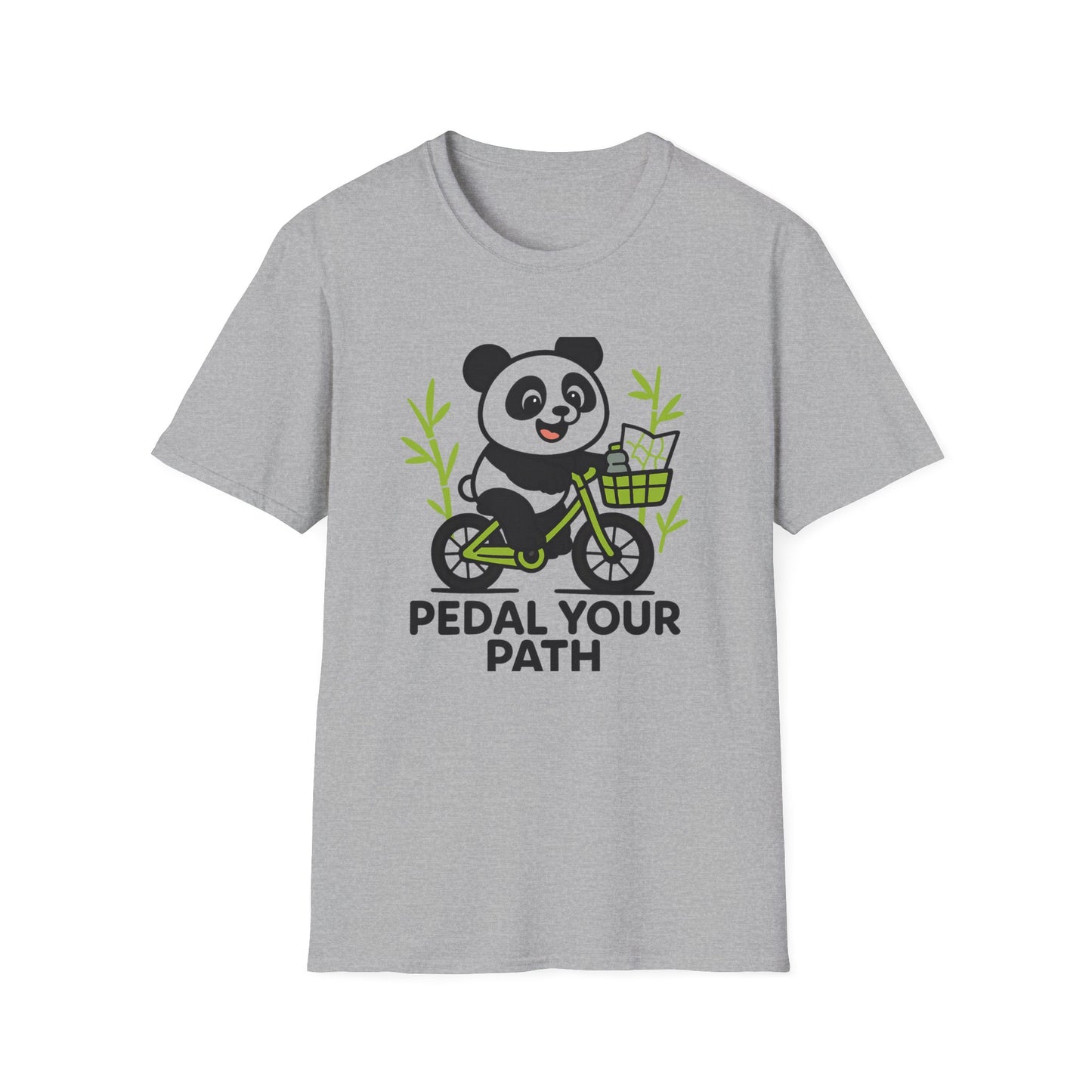 Panda on a bike