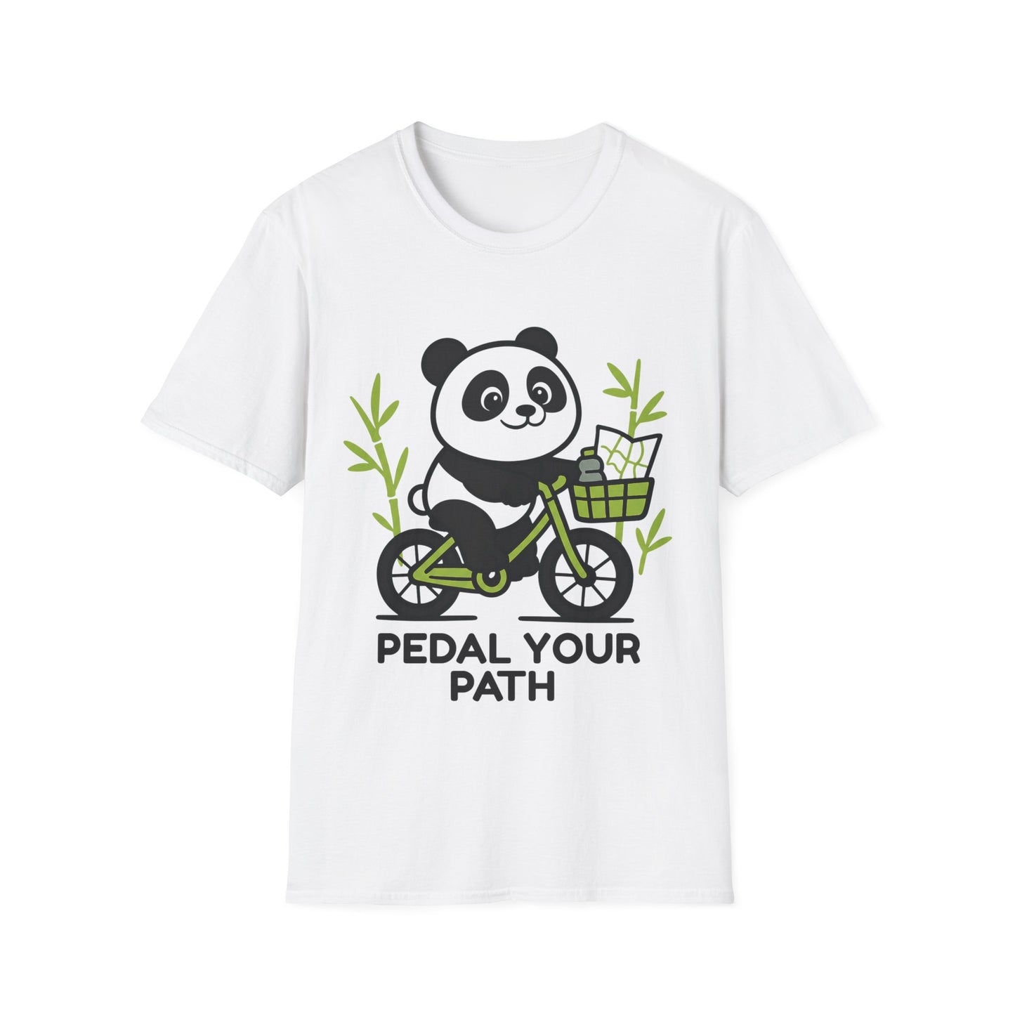 Panda on a bike