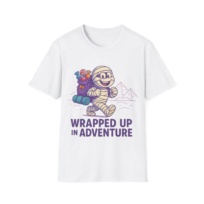 Mummy with a backpack