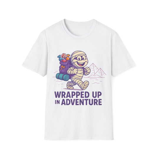 Mummy with a backpack