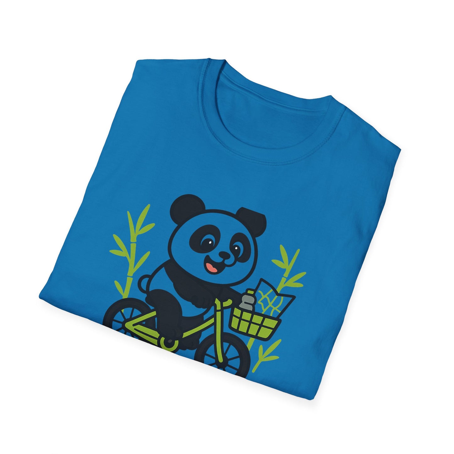 Panda on a bike