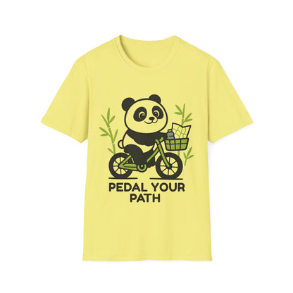 Panda on a bike