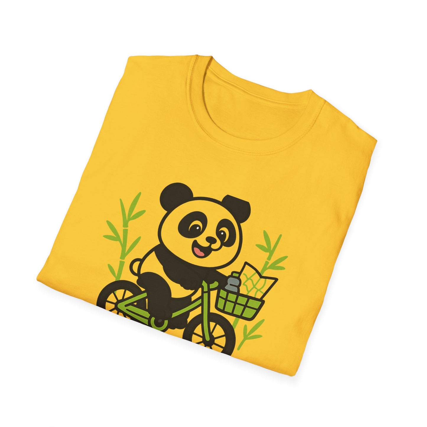 Panda on a bike