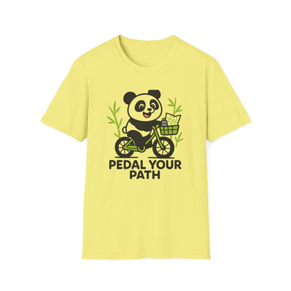 Panda on a bike