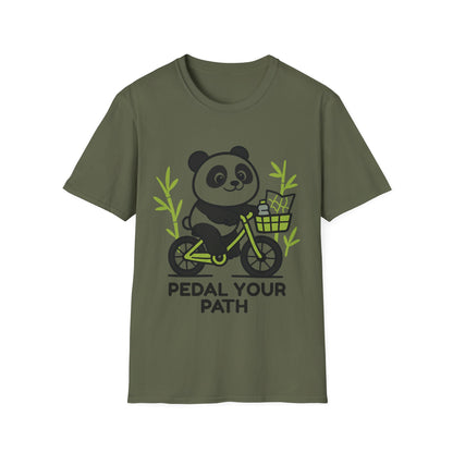 Panda on a bike