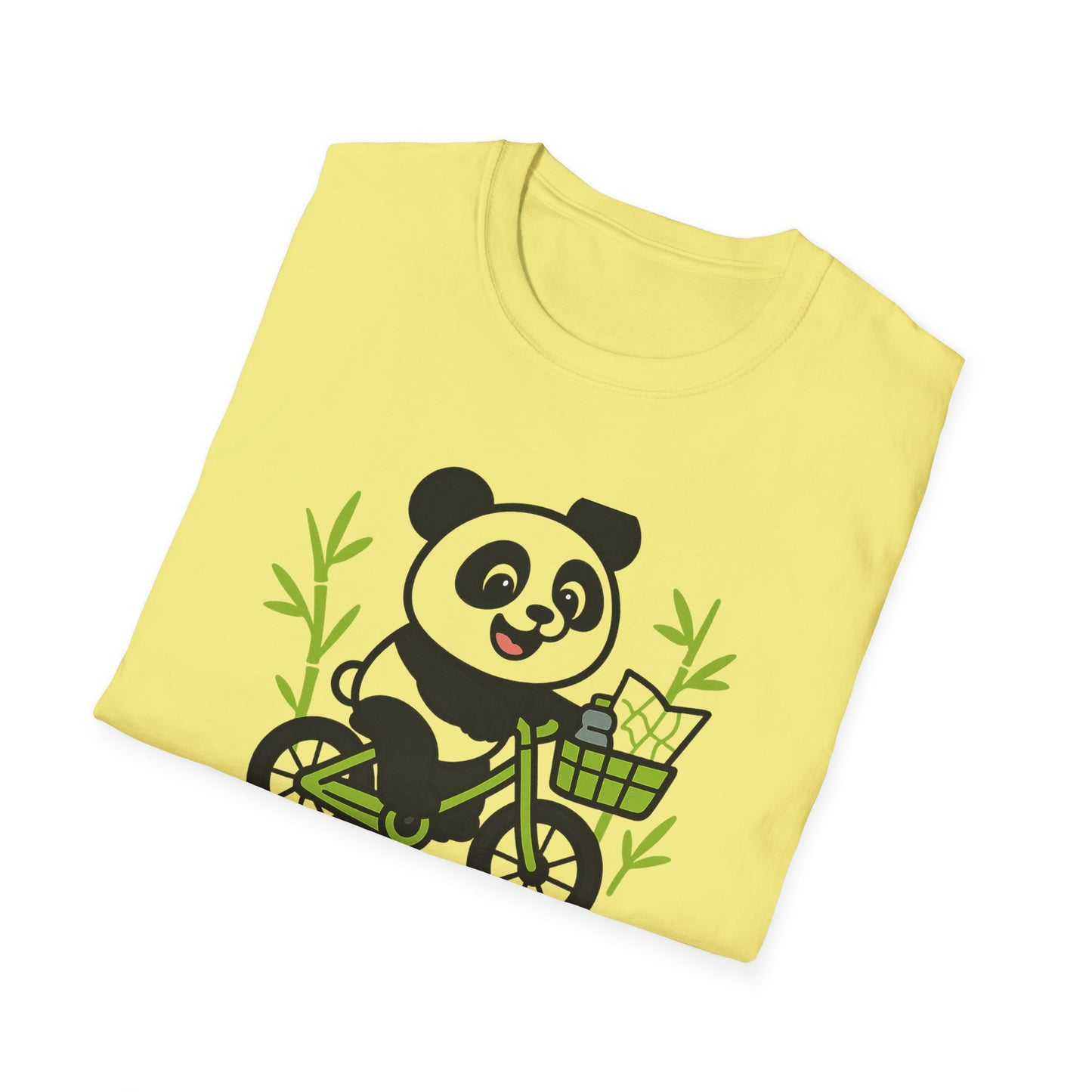 Panda on a bike