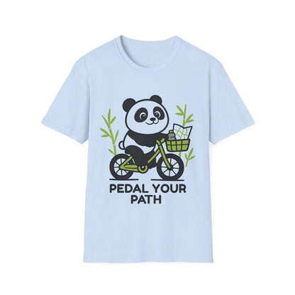 Panda on a bike