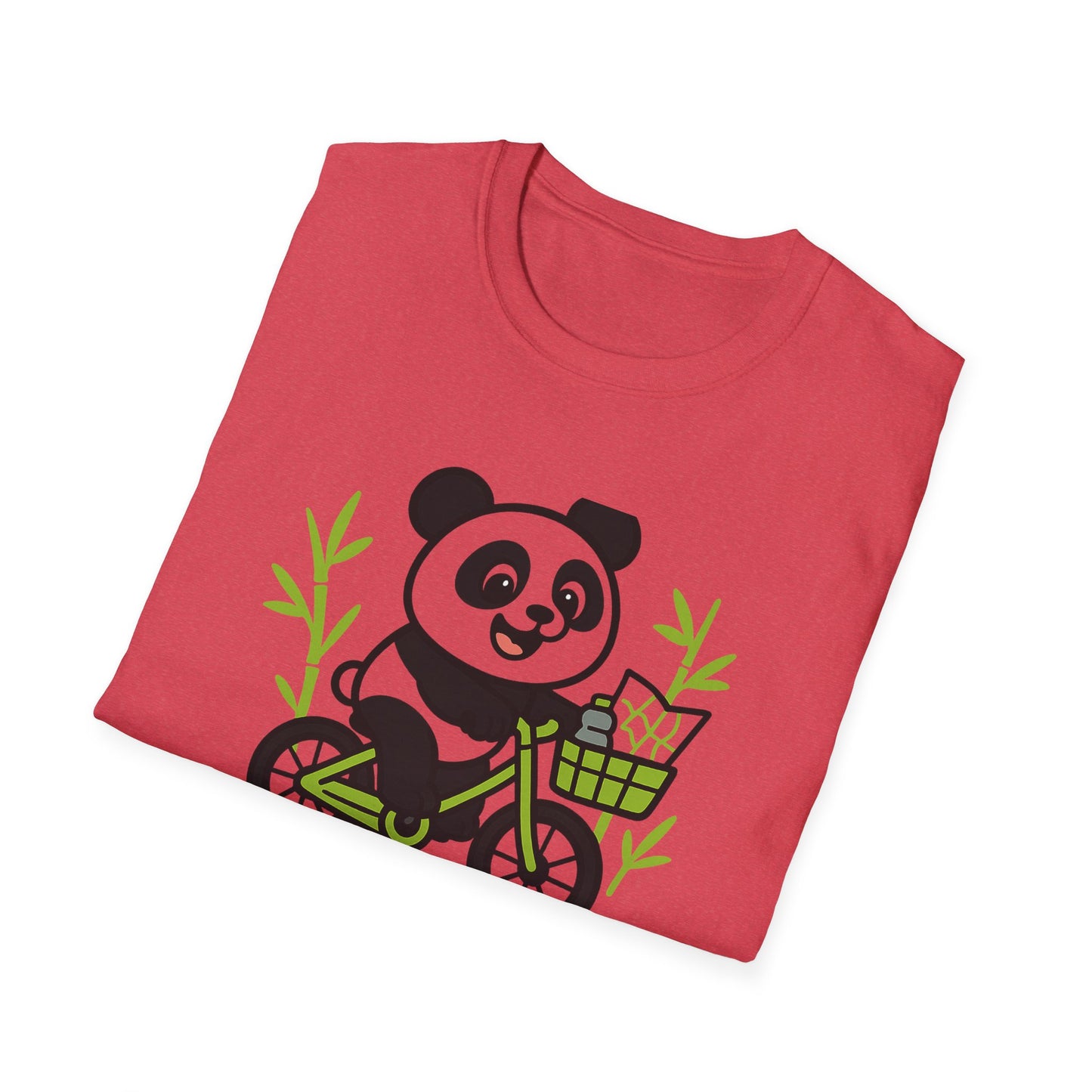 Panda on a bike