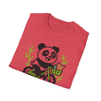 Panda on a bike
