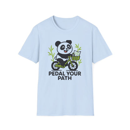 Panda on a bike
