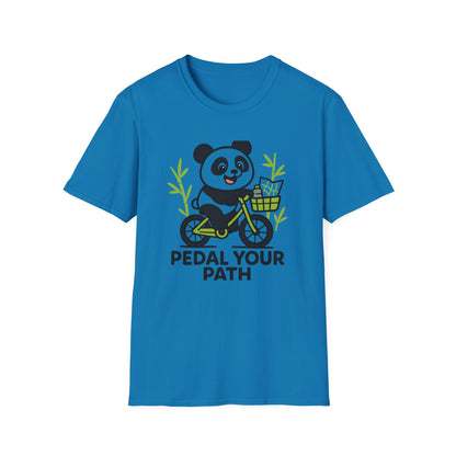 Panda on a bike
