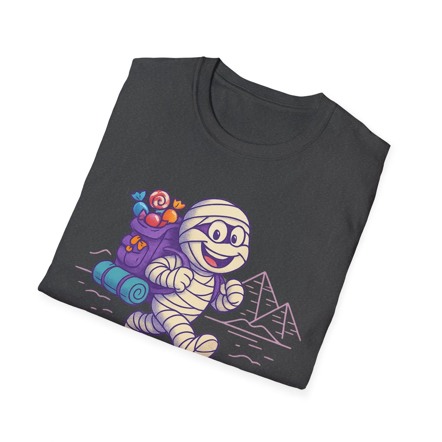 Mummy with a backpack