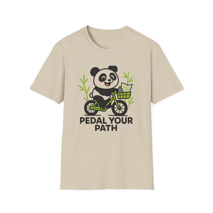 Panda on a bike