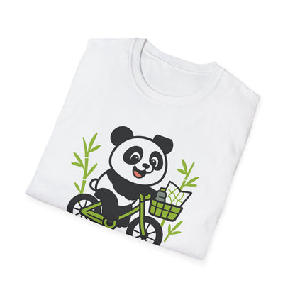 Panda on a bike
