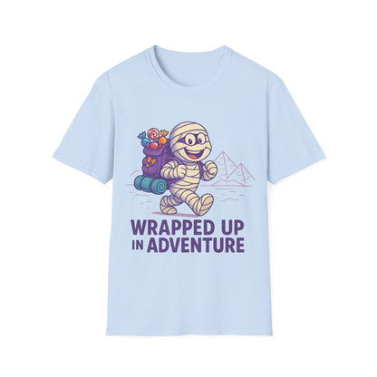 Mummy with a backpack