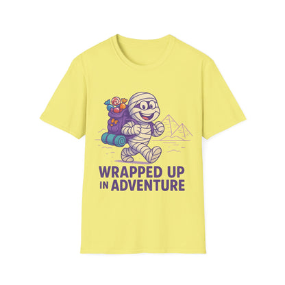 Mummy with a backpack