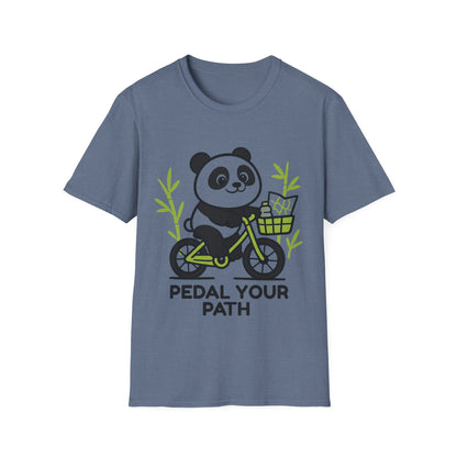 Panda on a bike