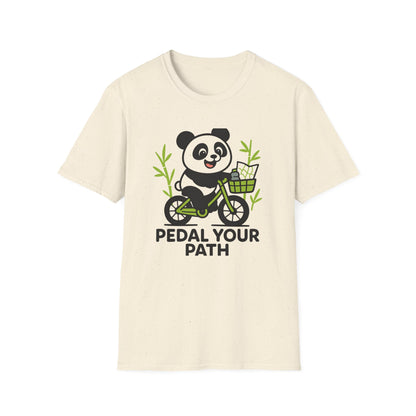 Panda on a bike