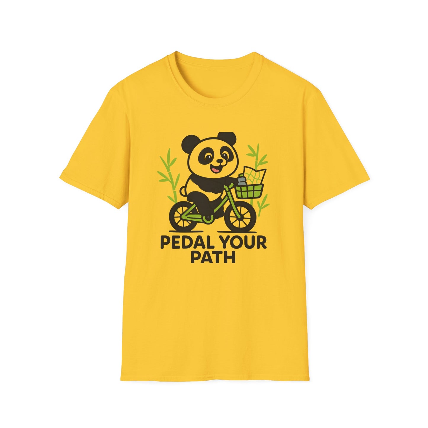 Panda on a bike
