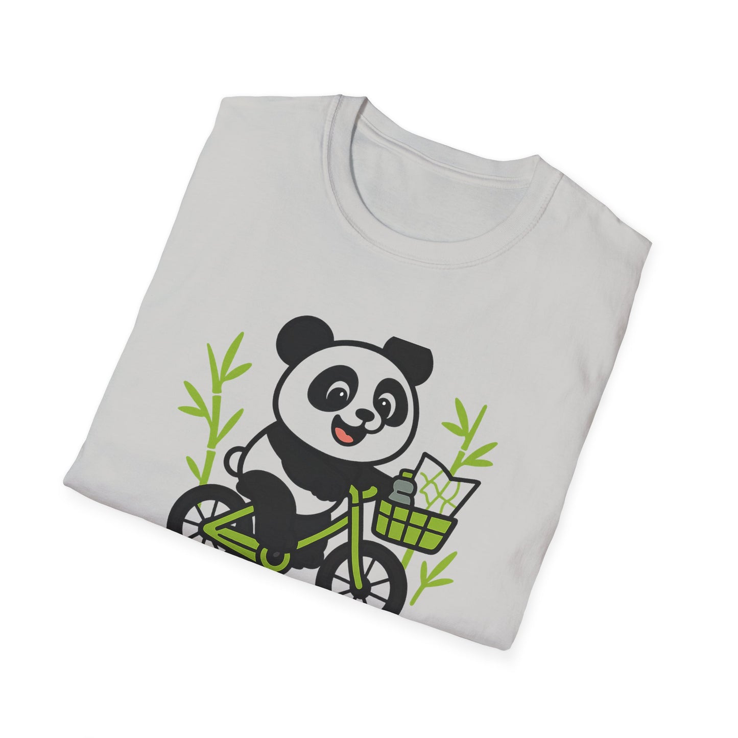 Panda on a bike