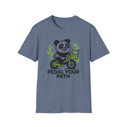Panda on a bike