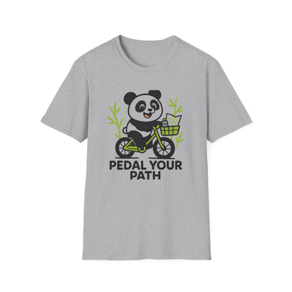 Panda on a bike
