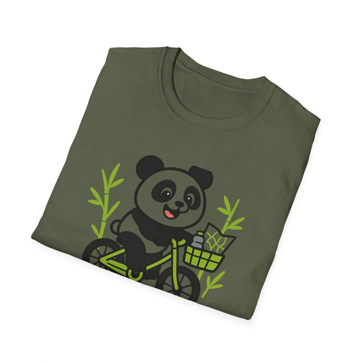Panda on a bike