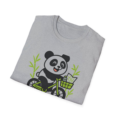 Panda on a bike