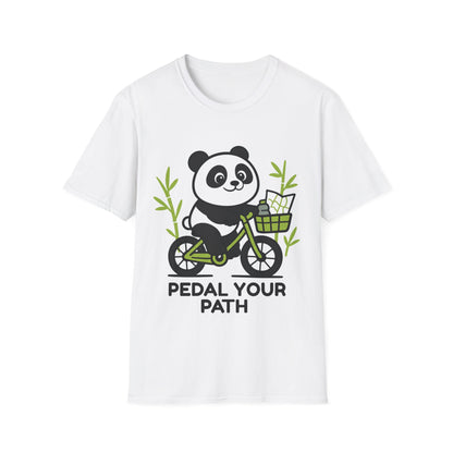 Panda on a bike
