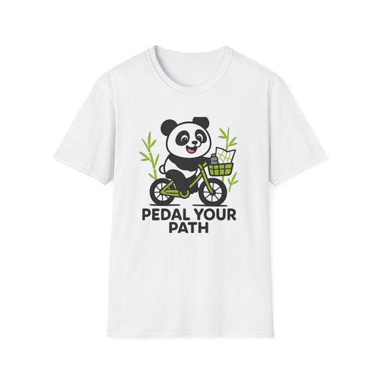 Panda on a bike