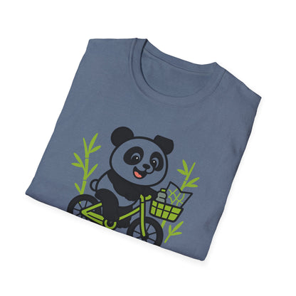Panda on a bike